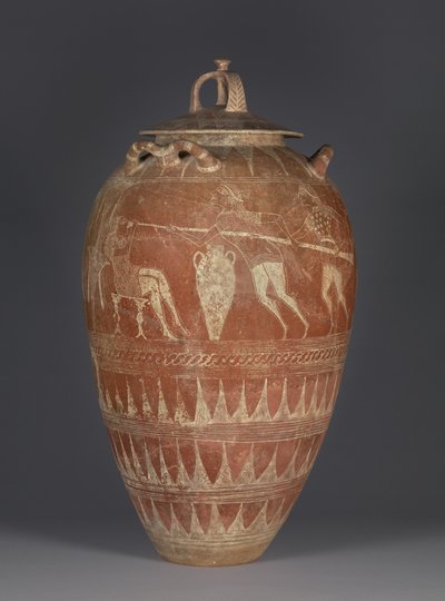 Pithos étrusque avec l